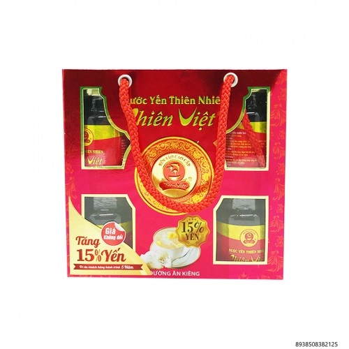 Nước Yến Nguyên Chất Lốc Có Đường Thiên Việt Nước Yến Nguyên Chất Lốc Có Đường Thiên Việt